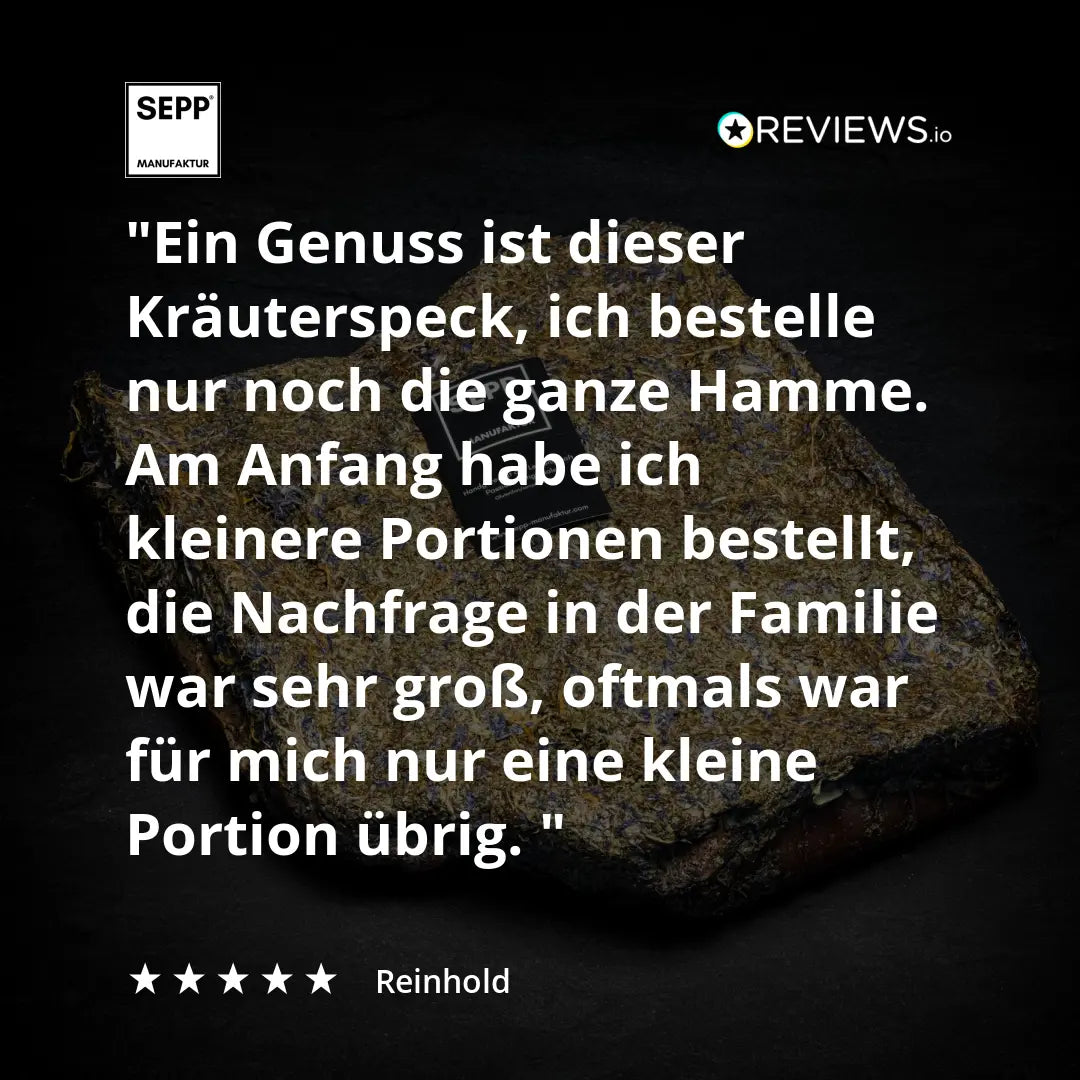 SEPP' Speck alle Erbe - 'La Coscia Intera' - Premium - Spedizione Gratuita