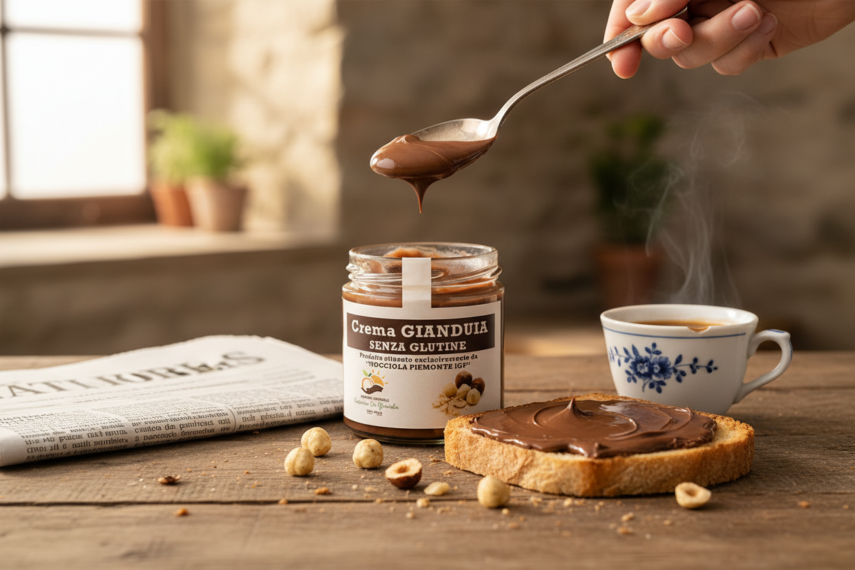Crema Gianduia 50% Nocciole Piemonte IGP - Senza Glutine