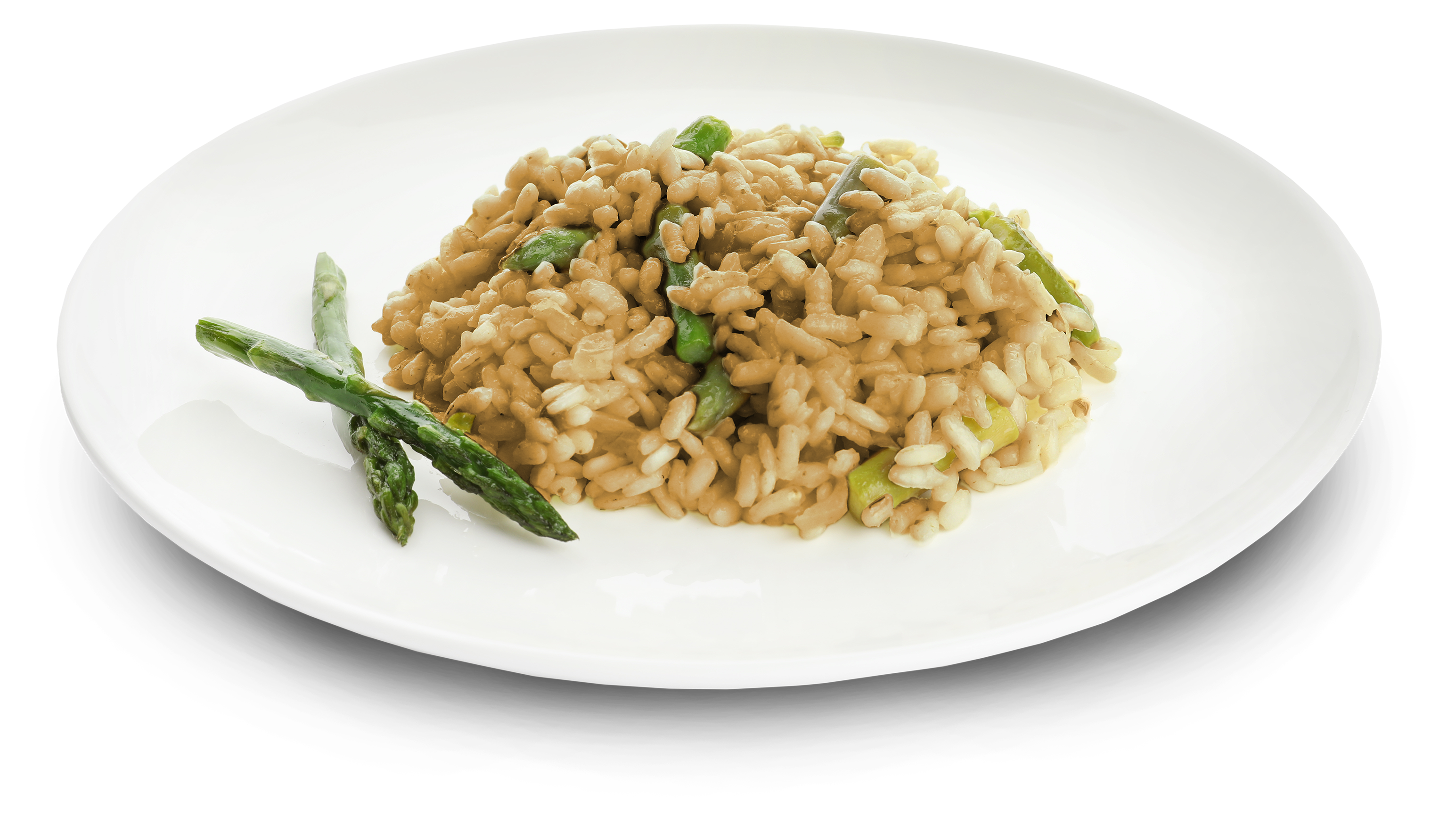 Risotto Senza Glutine alla Crema di Asparagi con solo 1% di zucchero – Pronto in 1 Minuto!